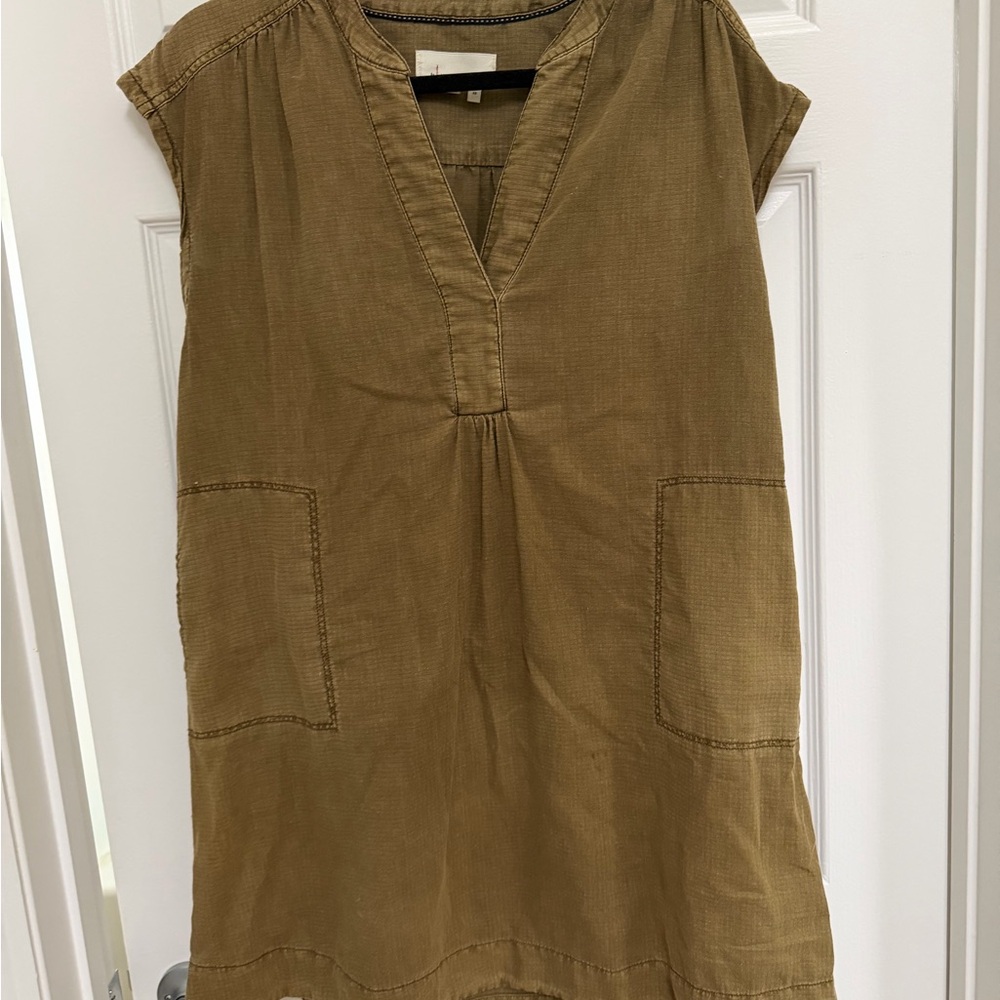 Anthropologie Olive Dress